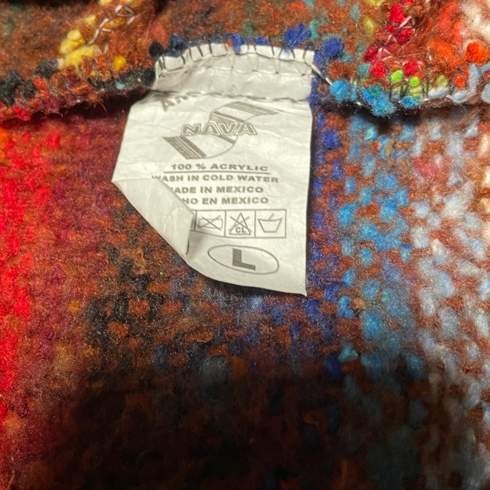 poncho Hoodie Men’s Size Large - Picture 4 of 6